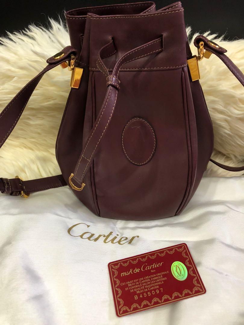 Cartier vintage bag outlet