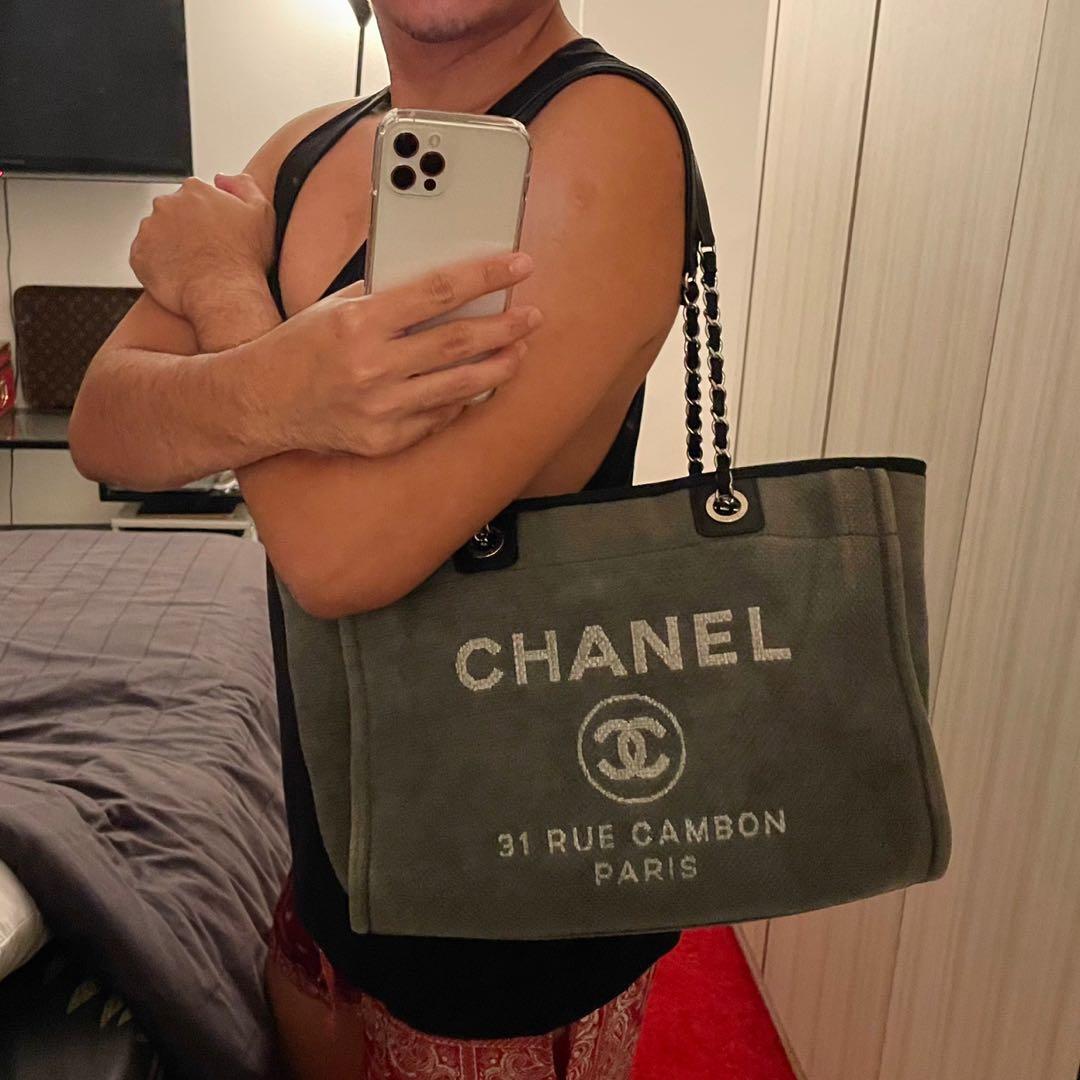 chanel xl deauville tote