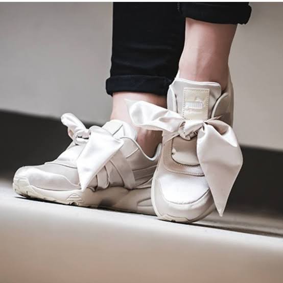 Puma fenty bow white online