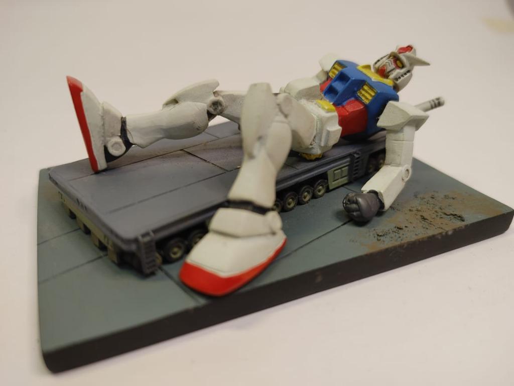 Bandai Mobile Suit Gundam Polystone Collection Scene G-10 (CRACK