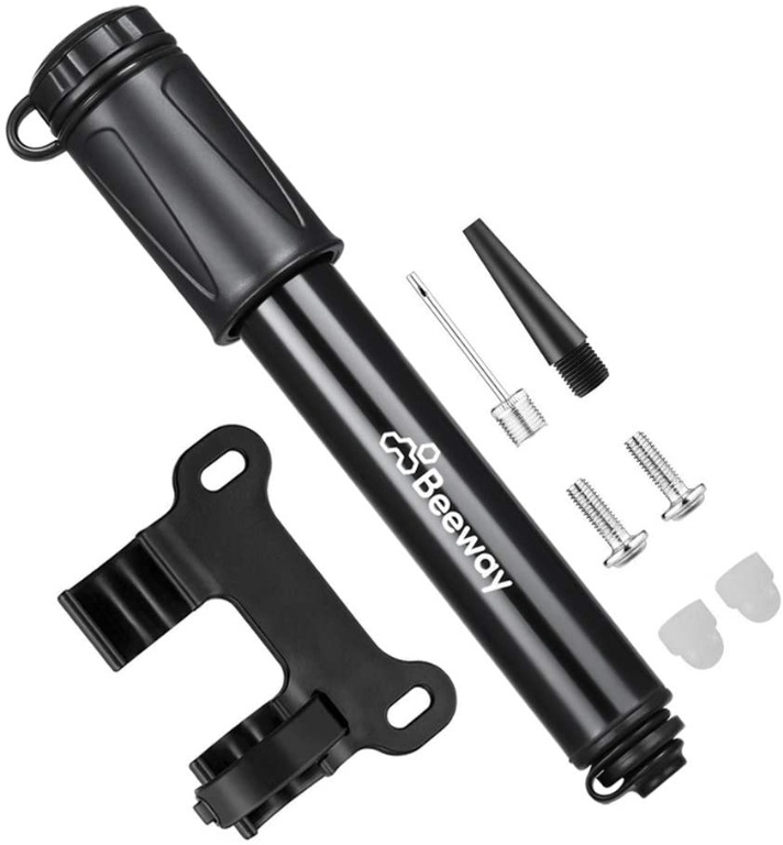 BEEWAY Bike Pump, Portable Mini Bicycle 