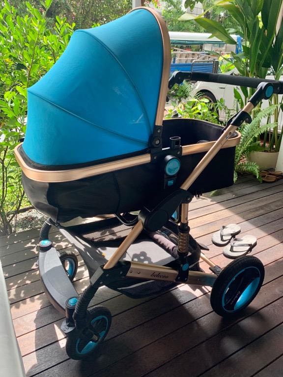 belecoo stroller blue