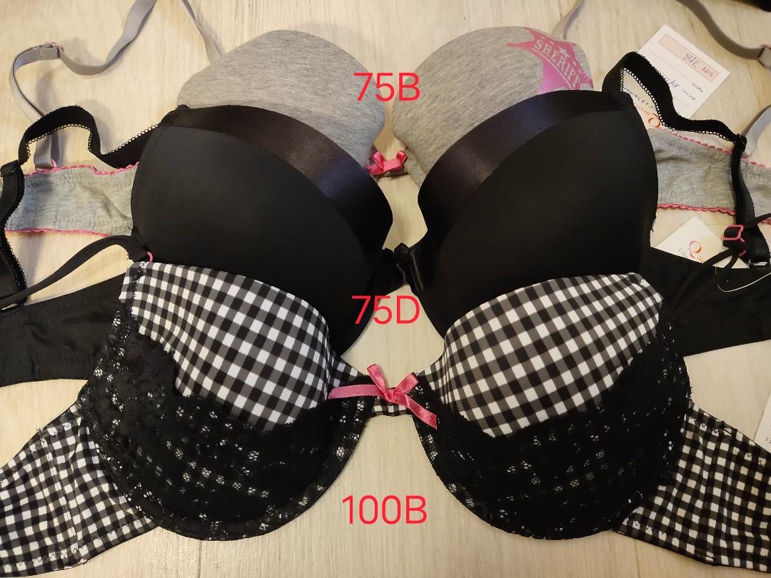 Brand new bras （分類：內衣和休閒服）位於 Hong Kong。 由 Sayaki 提交（商品編號 1133855913，圖片 2）。簡介： All brand new bras $45/each, discount for more. Leave me a message if you interested. Meet up at MTR station or buyer pay for the delivery fee.。