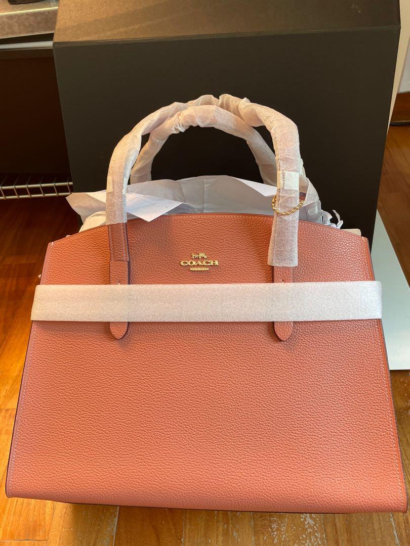 Coach charlie sales carryall pink