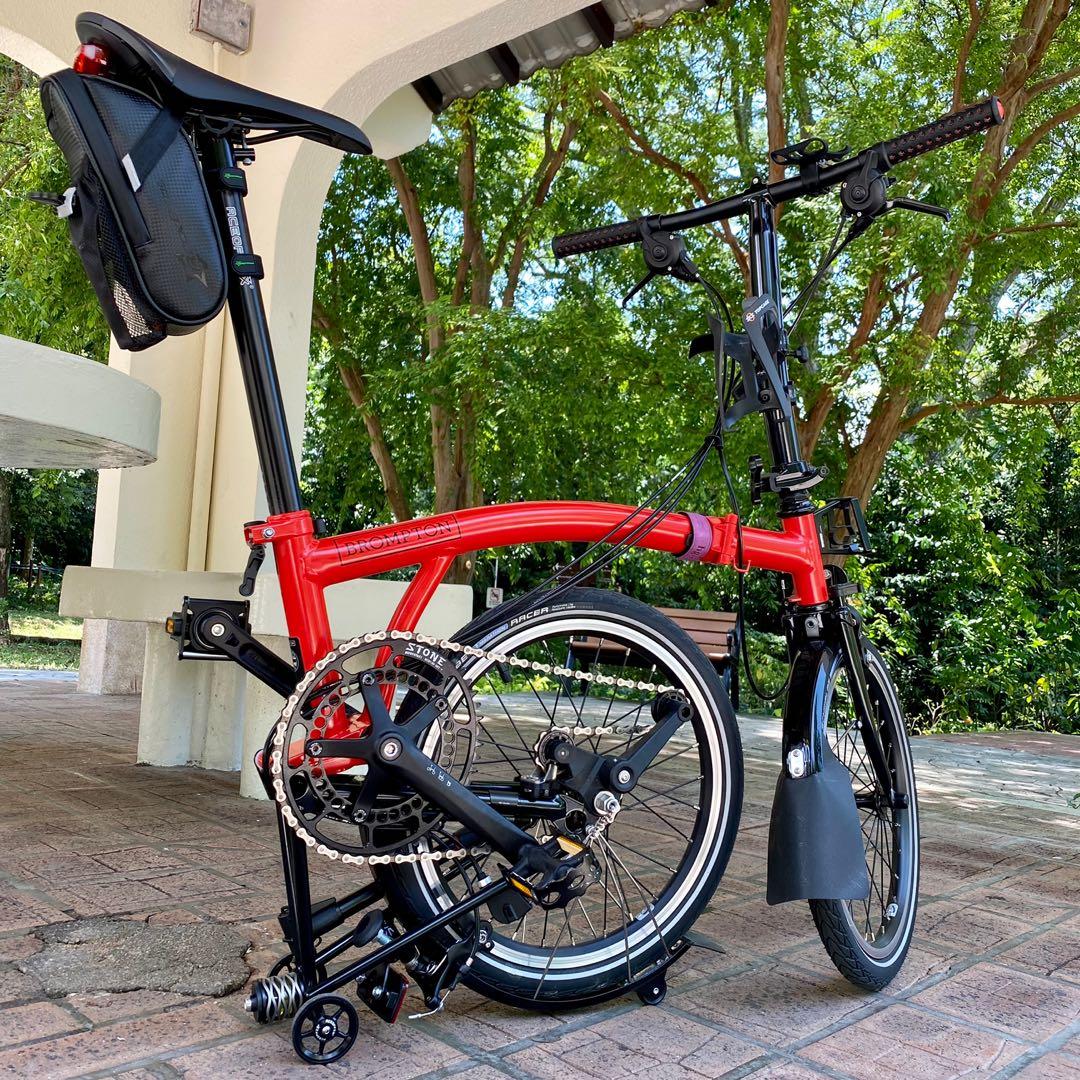 Brompton M6L Rocket Red Black Edition Sports Equipment 47 OFF