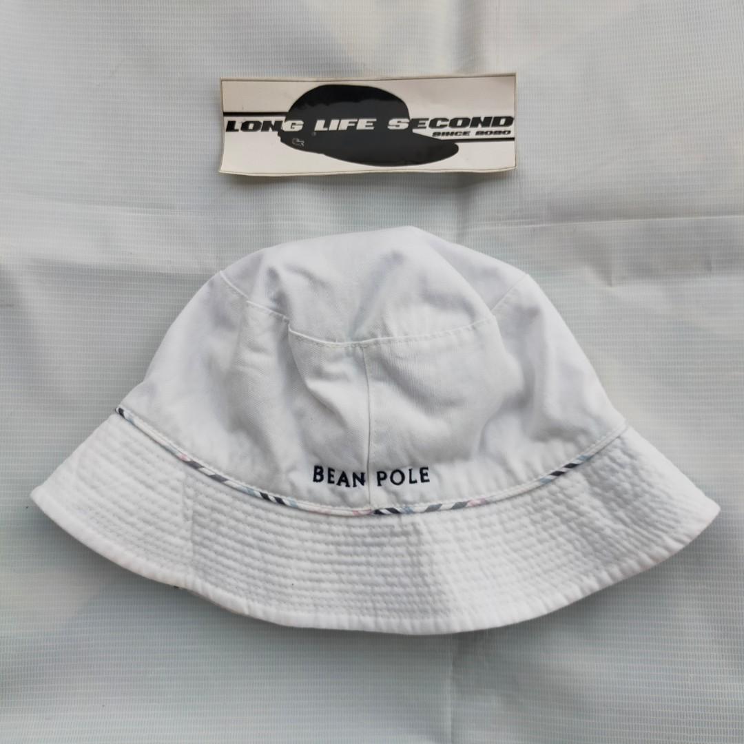 Bucket hat bean pole bolak balik second bekas preloved branded, Fesyen