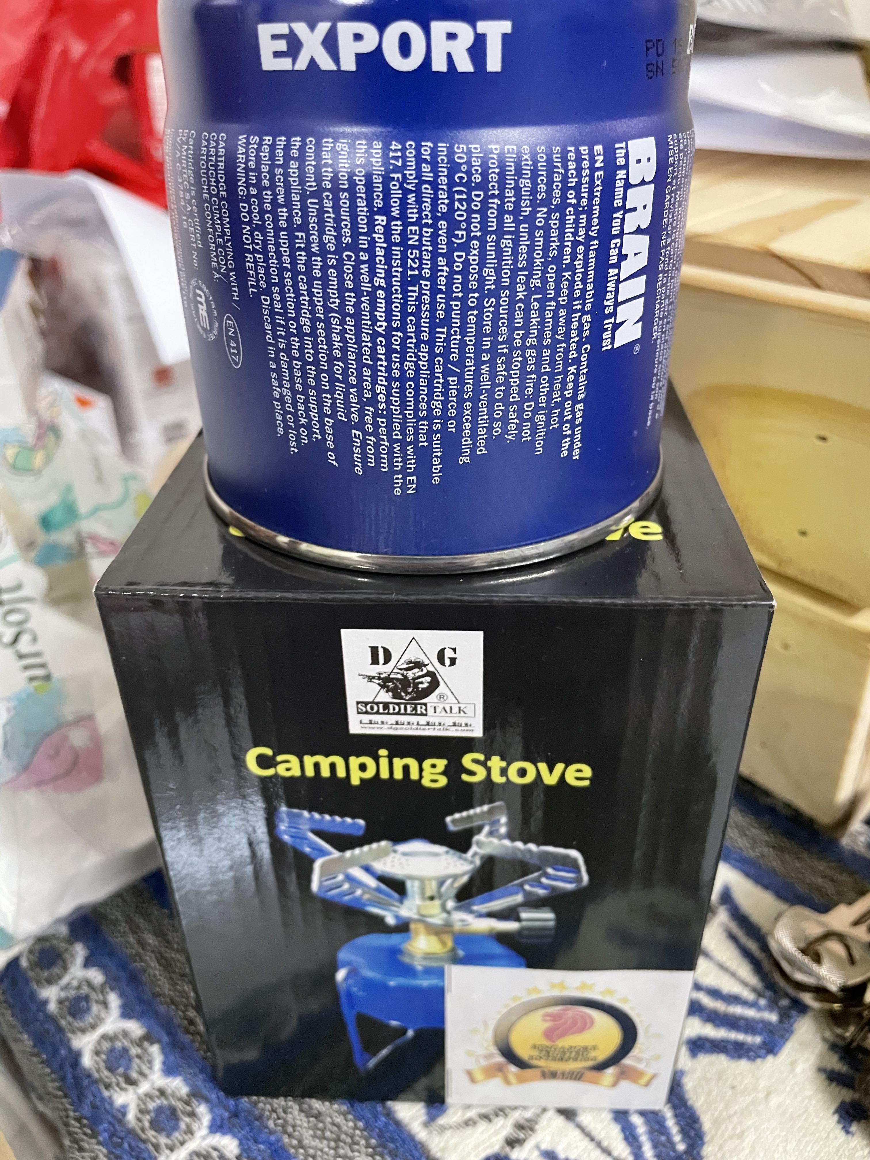 Camping Stove and Gas canister, Sports Equipment, Hiking u0026 Camping on  Carousell