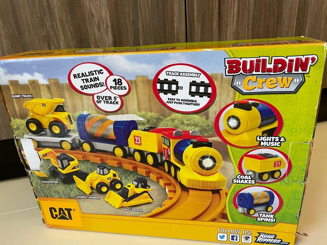 CAT building crew Kids train and Construction site, Hobbies & Toys, Toys & Games on Carousell
