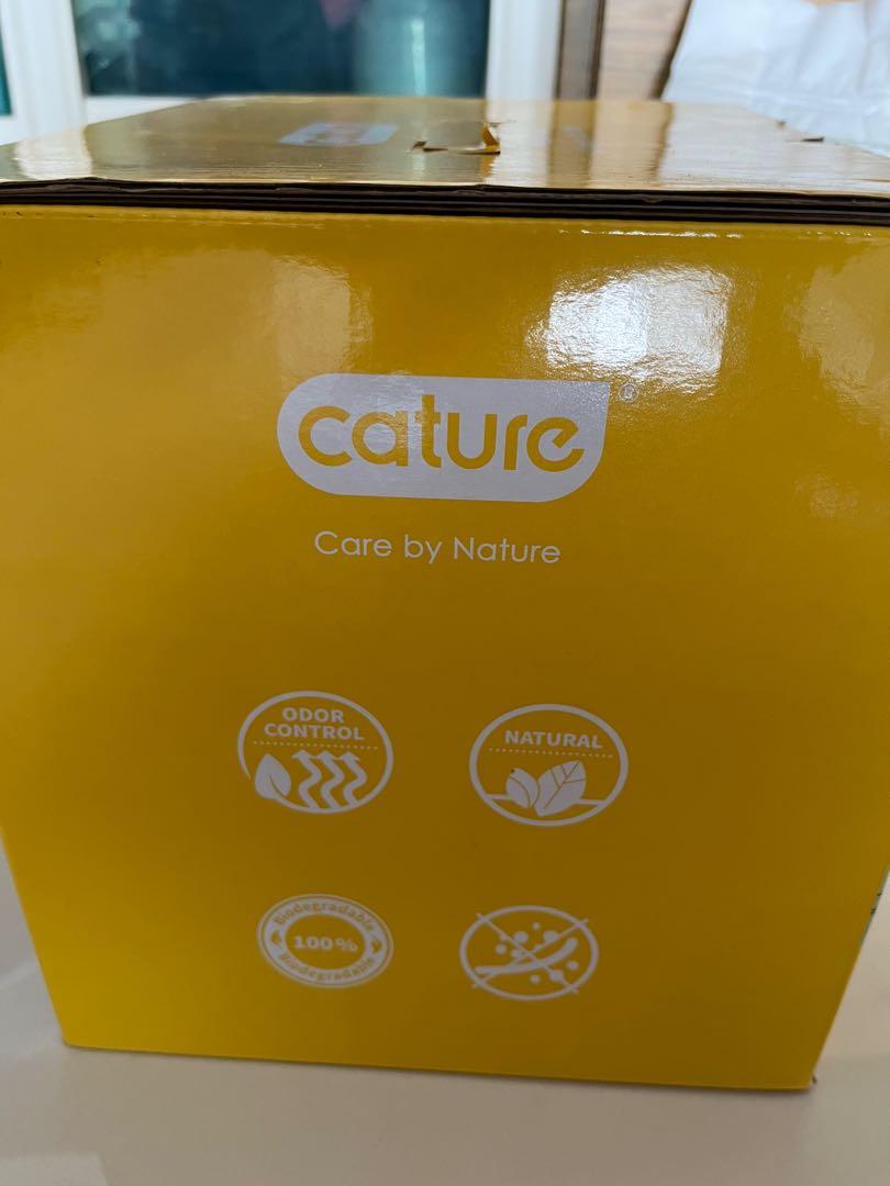 Cature Natural Tofu Clumping Cat Litter Milk Tofu Pellets 20L (8.2kg