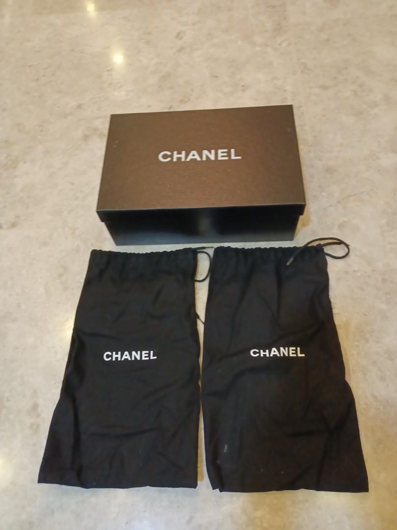 Chanel shoe dust bags best sale