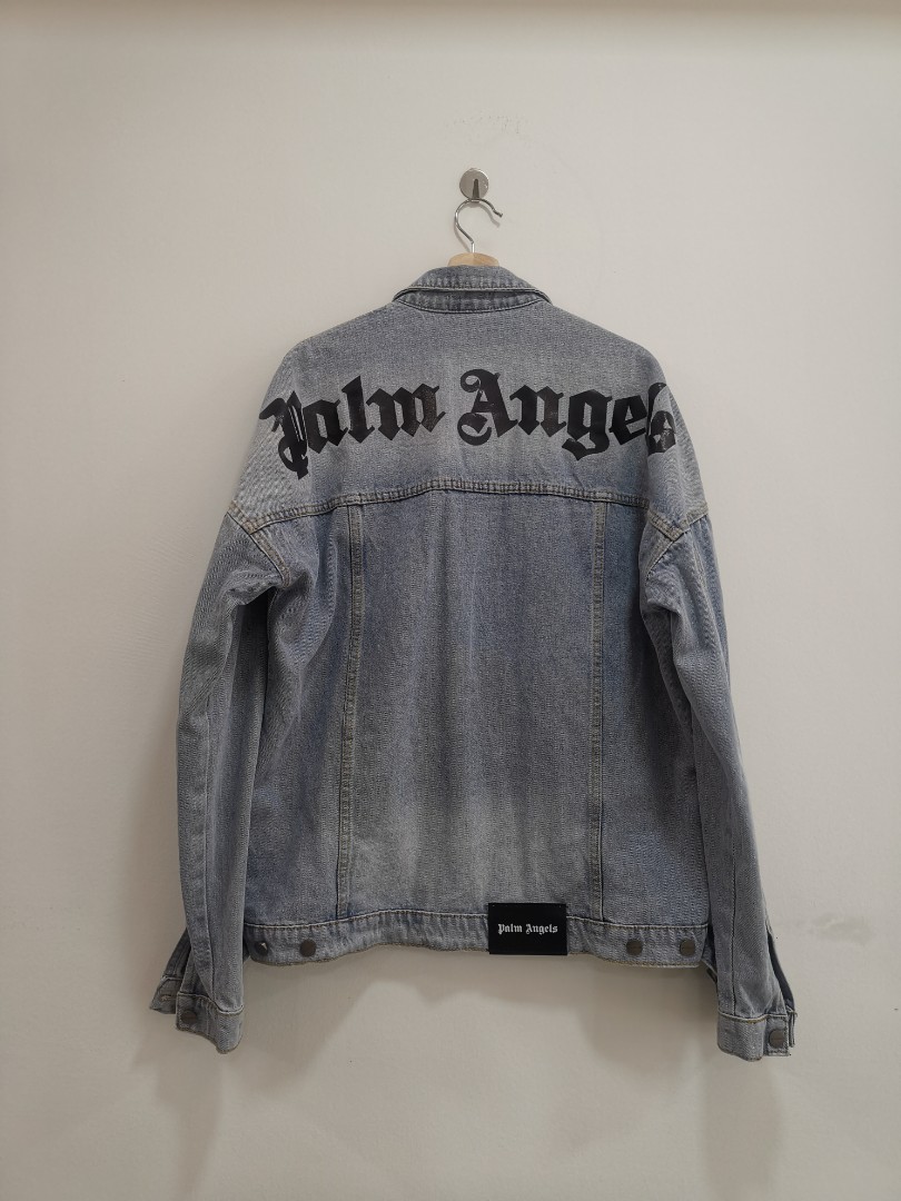 Palm Angels Denim Jacket, Men's Fashion 