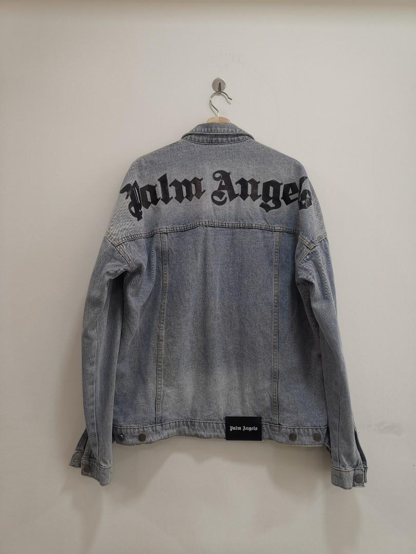 Palm angels denim shirt clearance