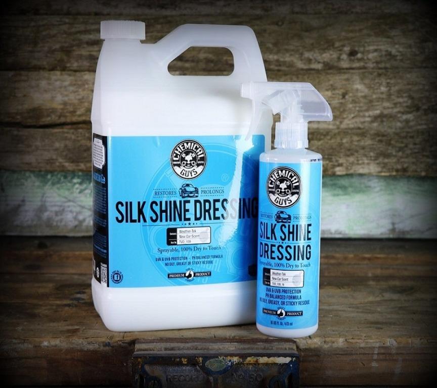 silk shine dressing chemical guys Silk Shine Protectant Vinyl, Rubber, and Plastic