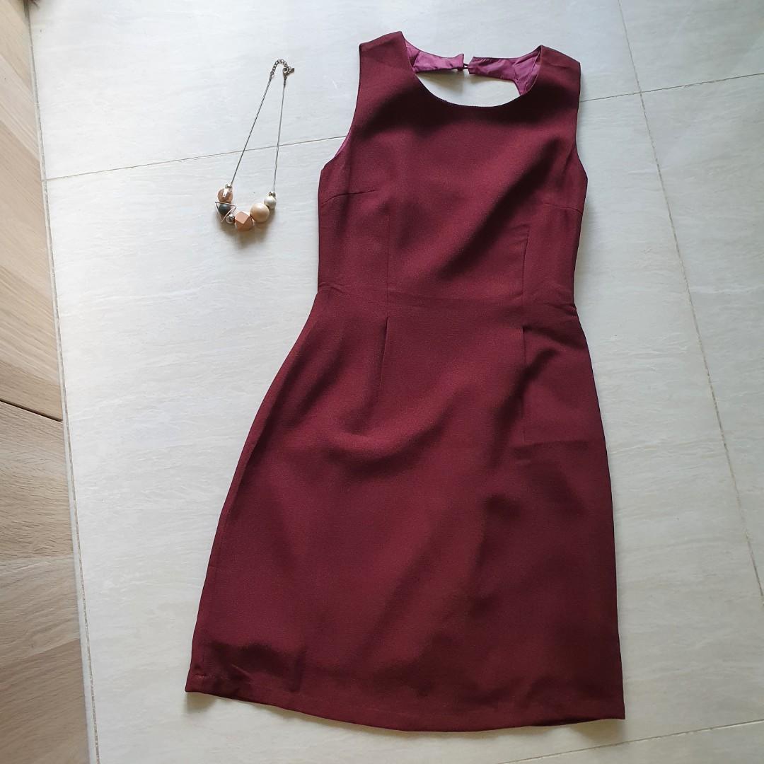cheap maroon dresses