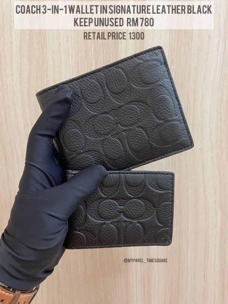 Coach 3 In 1 Wallet In Signature Leather