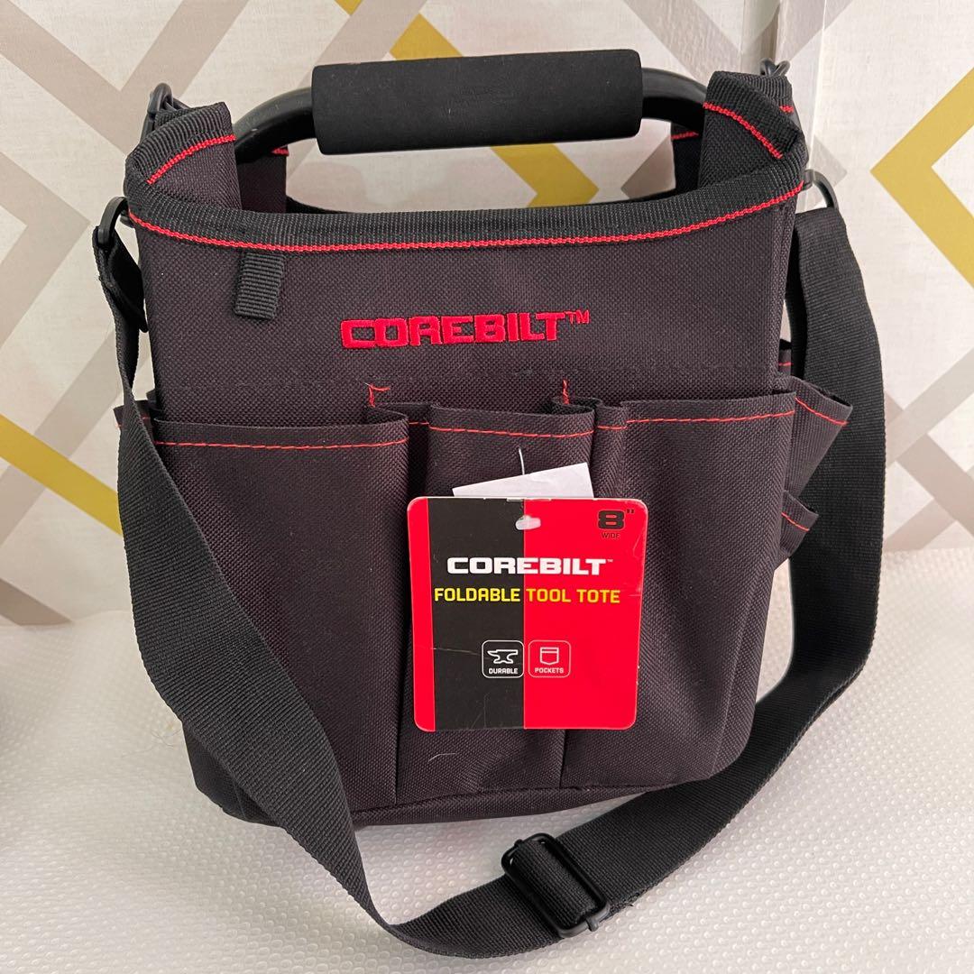 COREBILT Foldable Tool Tote 8” Wide, Men's Fashion, Bags, Belt bags