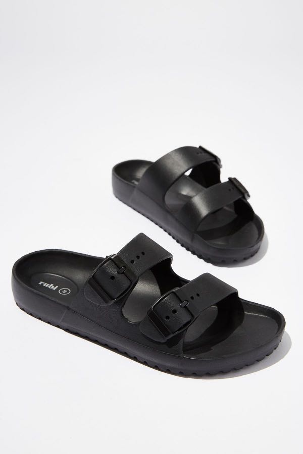 Gilmore double buckle new arrivals slide