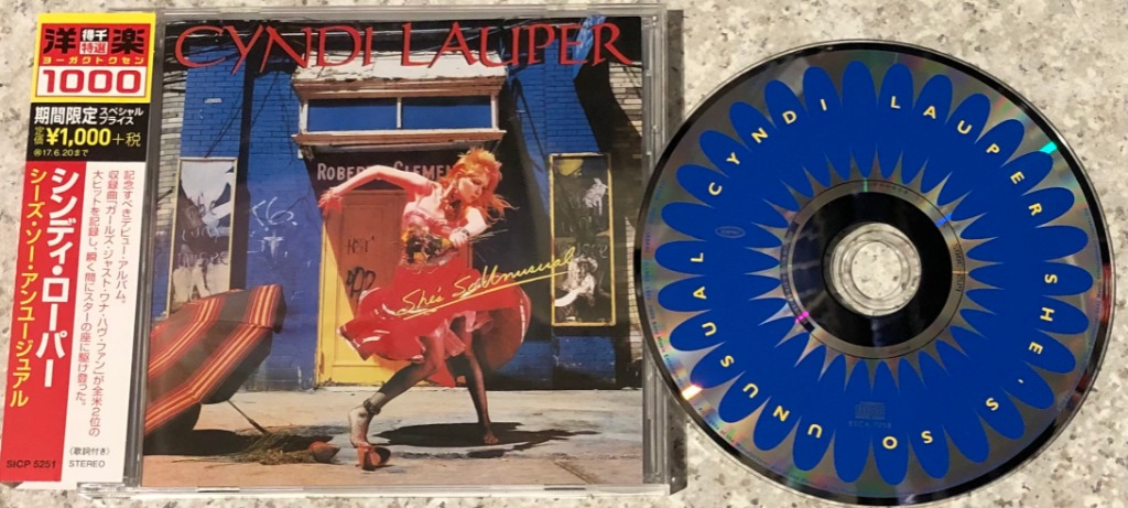 Cyndi Lauper She's So Unusual 日版(2016 年¥1000 版) CD 95% 極新