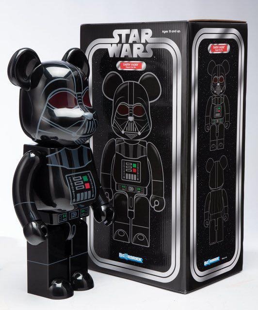 Darth Vader bearbrick 1000% be@brick medicom 1000%, Hobbies & Toys