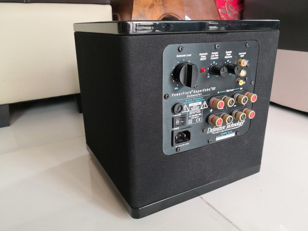 Definitive Supercube 3 III Subwoofer Technology High Performance, Audio