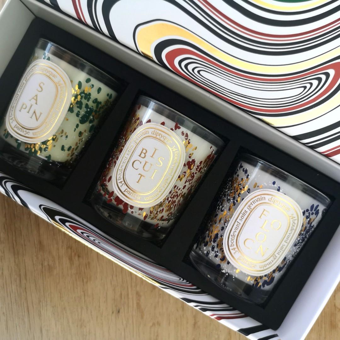 Diptyque Limited Edition Holiday Candle set, Beauty & Personal Care