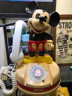 DISNEY Mickey ミッキーマウス 昭和レトロ 神田通信 電話機