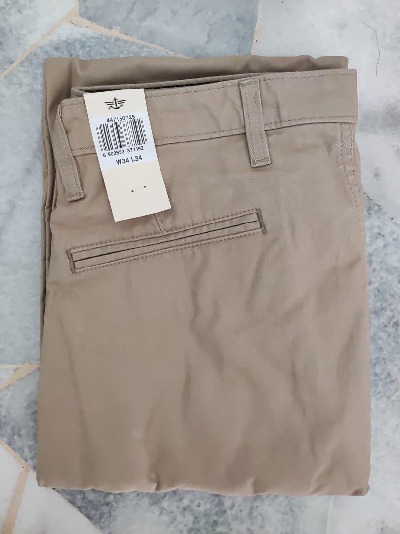 Alpha khaki slim tapered fit top