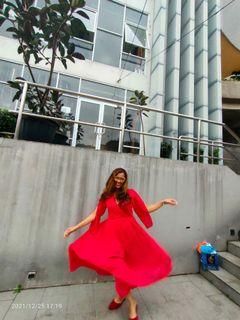 Dress merah
