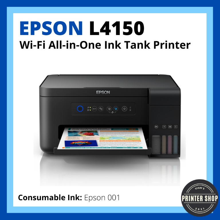 Epson L4150 WiFi AllinOne Ink Tank Printer, Computers & Tech