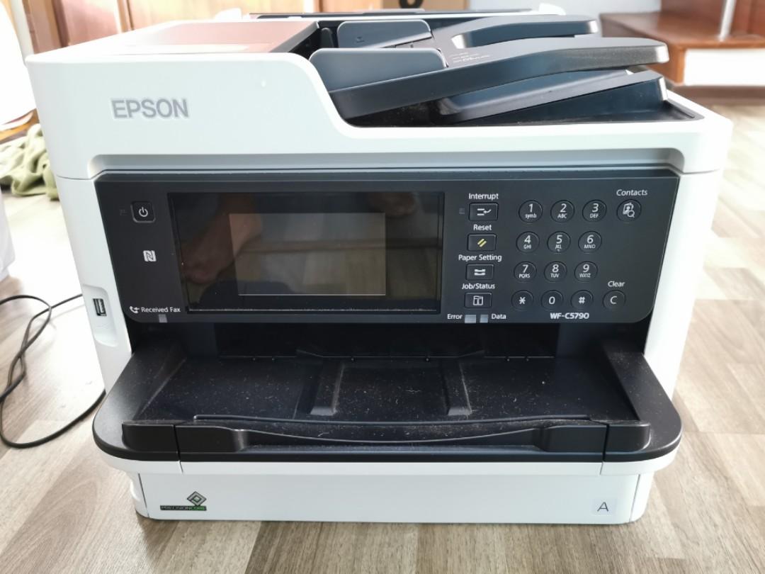Epson Workforce Pro Wf C5790 Wi Fi Duplex All In One Inkjet Printer Computers And Tech Printers 3585