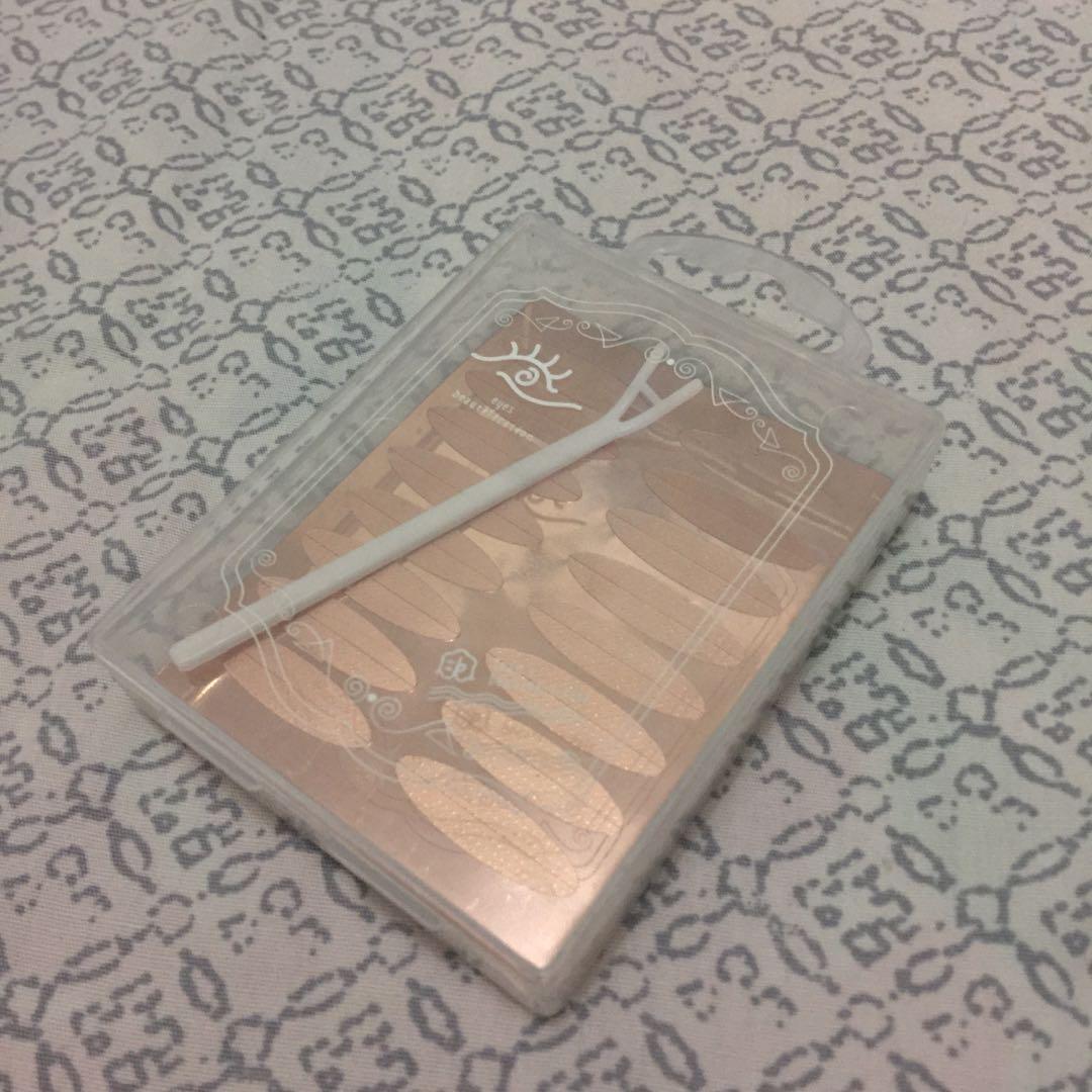 Eyelid Tape (Category: Makeup) located in Santa Rosa. Submitted by co.lovesorganique (Listing ID 1133916858, Image 1). Description: Bought at Landmark Alabang. Still at 8 film left. I only tried couple of pieces. Checkout thru shopee or lazada. No other shipping transaction. Thanks.