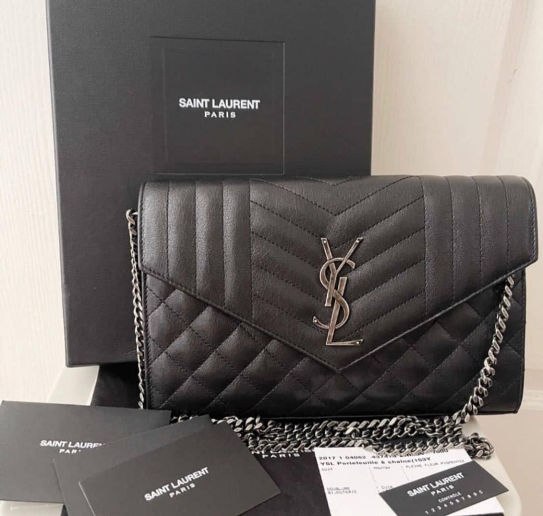 Fast Sale Excellent YSL WOC 22 kelengkapan sesuai foto •Nett