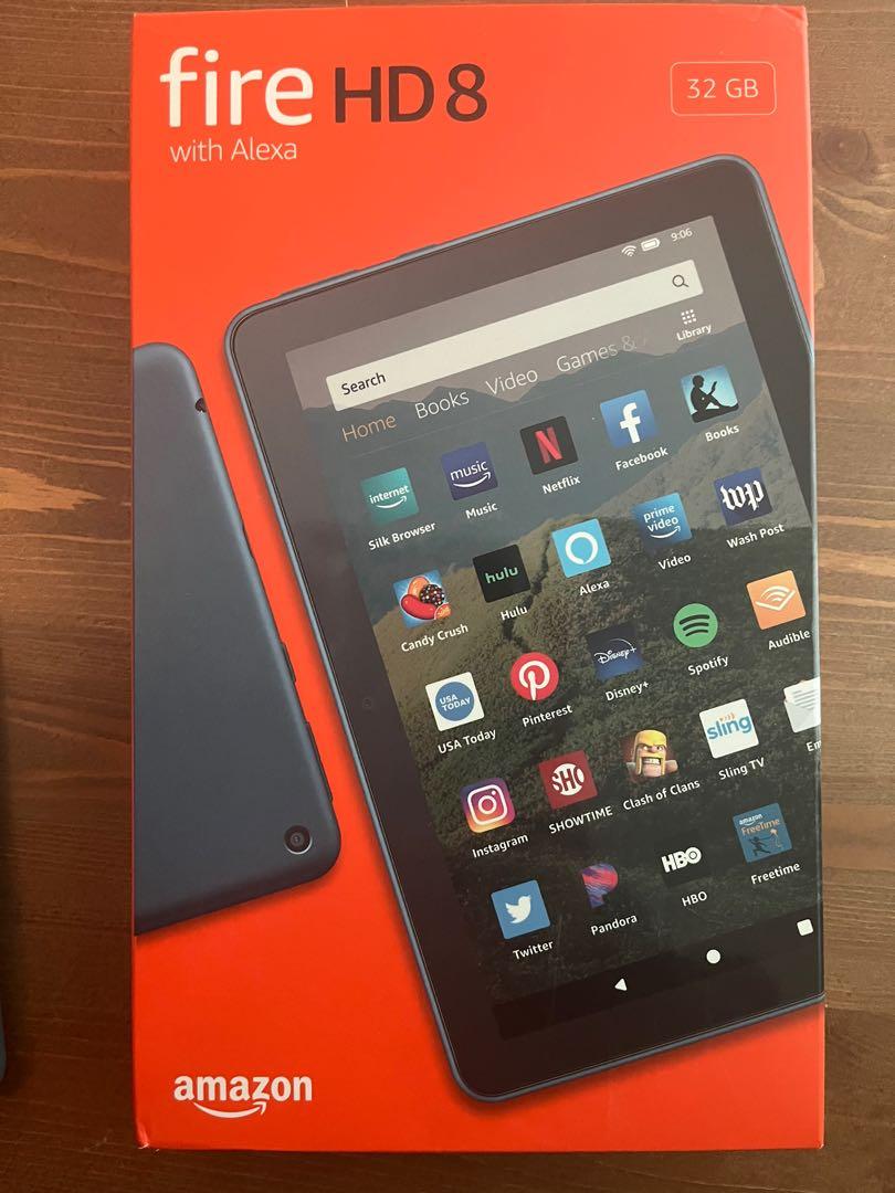 Fire HD 8 tablet, 8, 32 GB (blue), 手提電話, 平板電腦, 平板電腦- 其他- Carousell