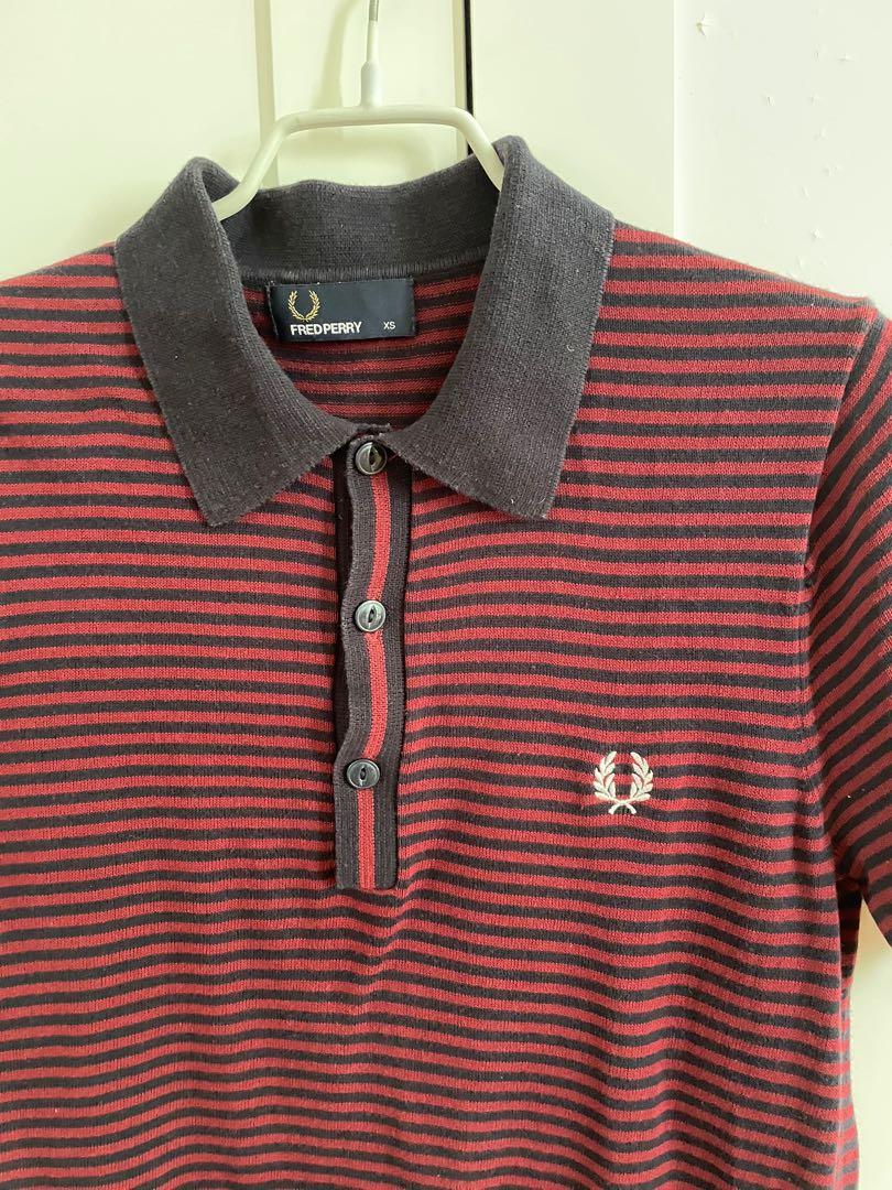 Fred Perry Knitted Polo Top (XS), Men's 