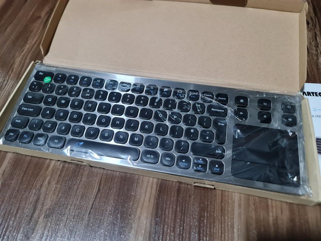 FREE DELIVERY ARTECK HW197 WIRELESS KEYBOARD WITH TOUCHPAD, Computers
