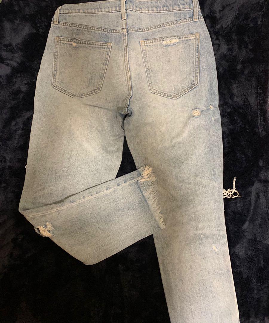 gap jeans ripped