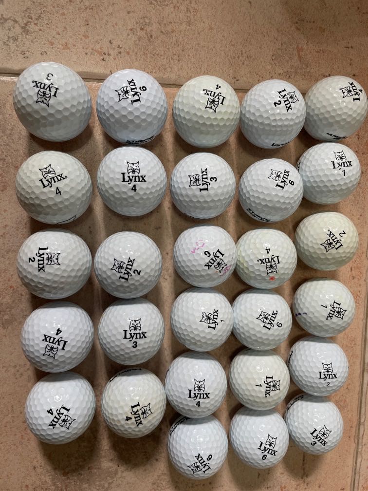 Golf Balls , Lynx, Sports Equipment, Sports & Games, Golf on Carousell