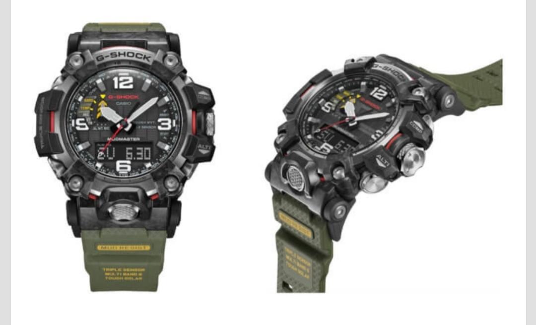 Casio mudmaster carbon hot sale