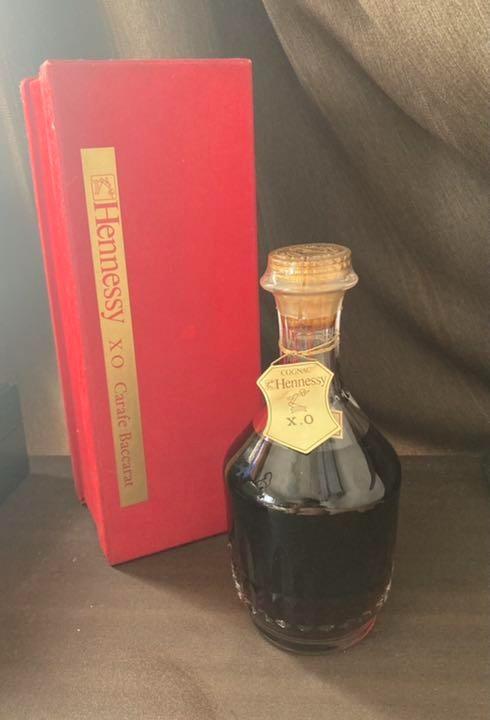 Hennessy X.O. Carafe Baccarat 1980s, 嘢食& 嘢飲, 酒精飲料- Carousell
