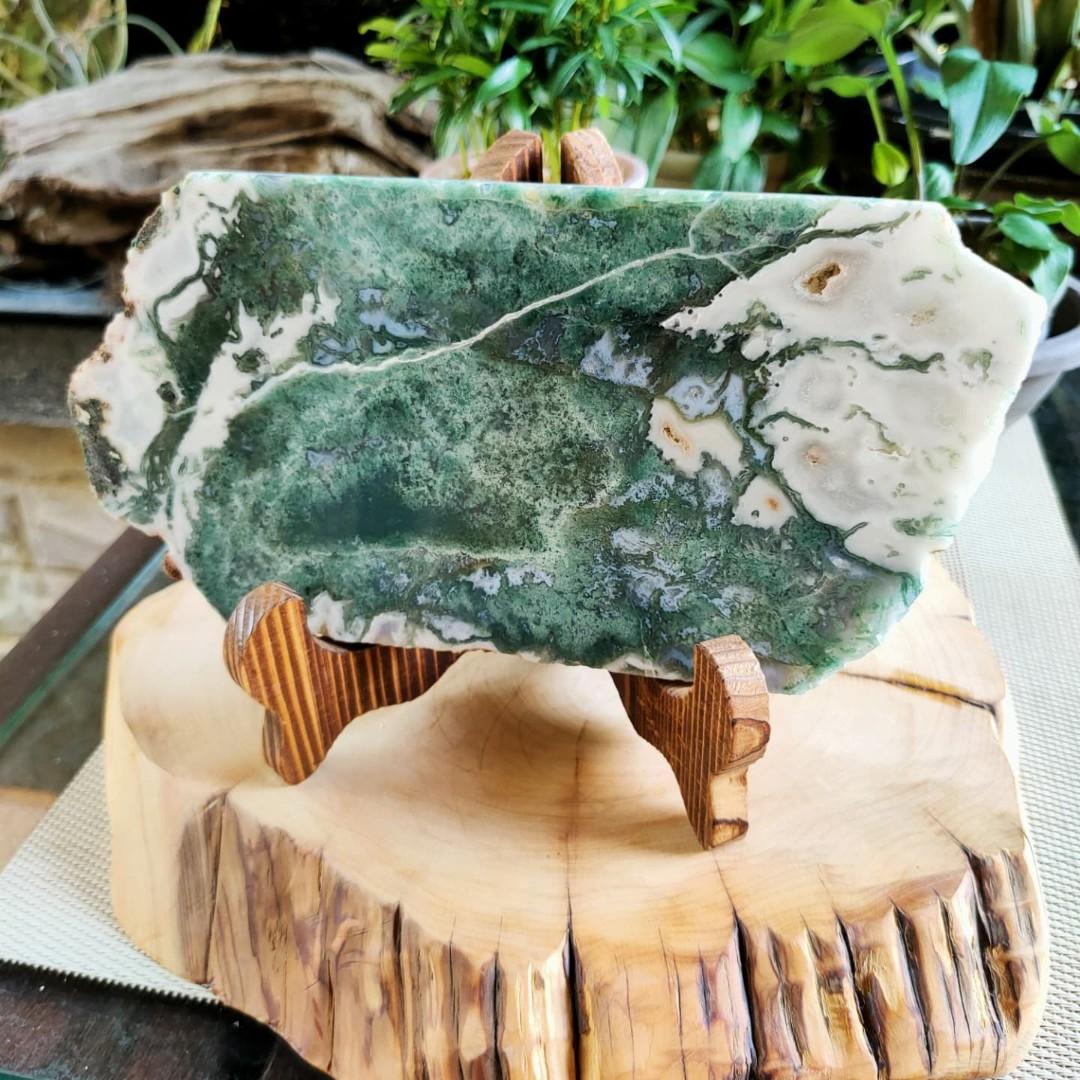 Moss agate slab deals
