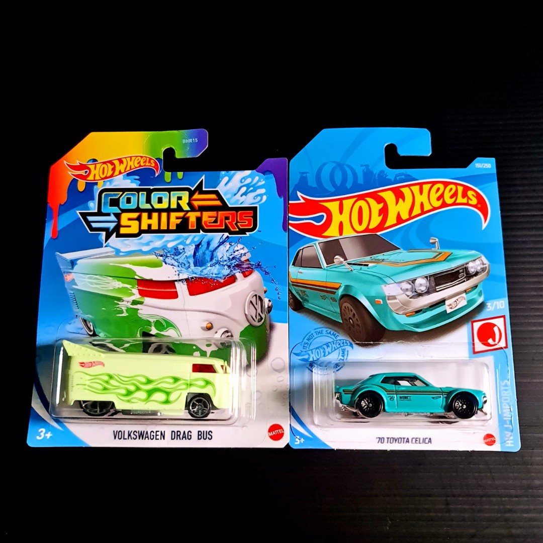Hot Wheels Color Shifters Volkswagen VW Drag Bus, '70 Toyota