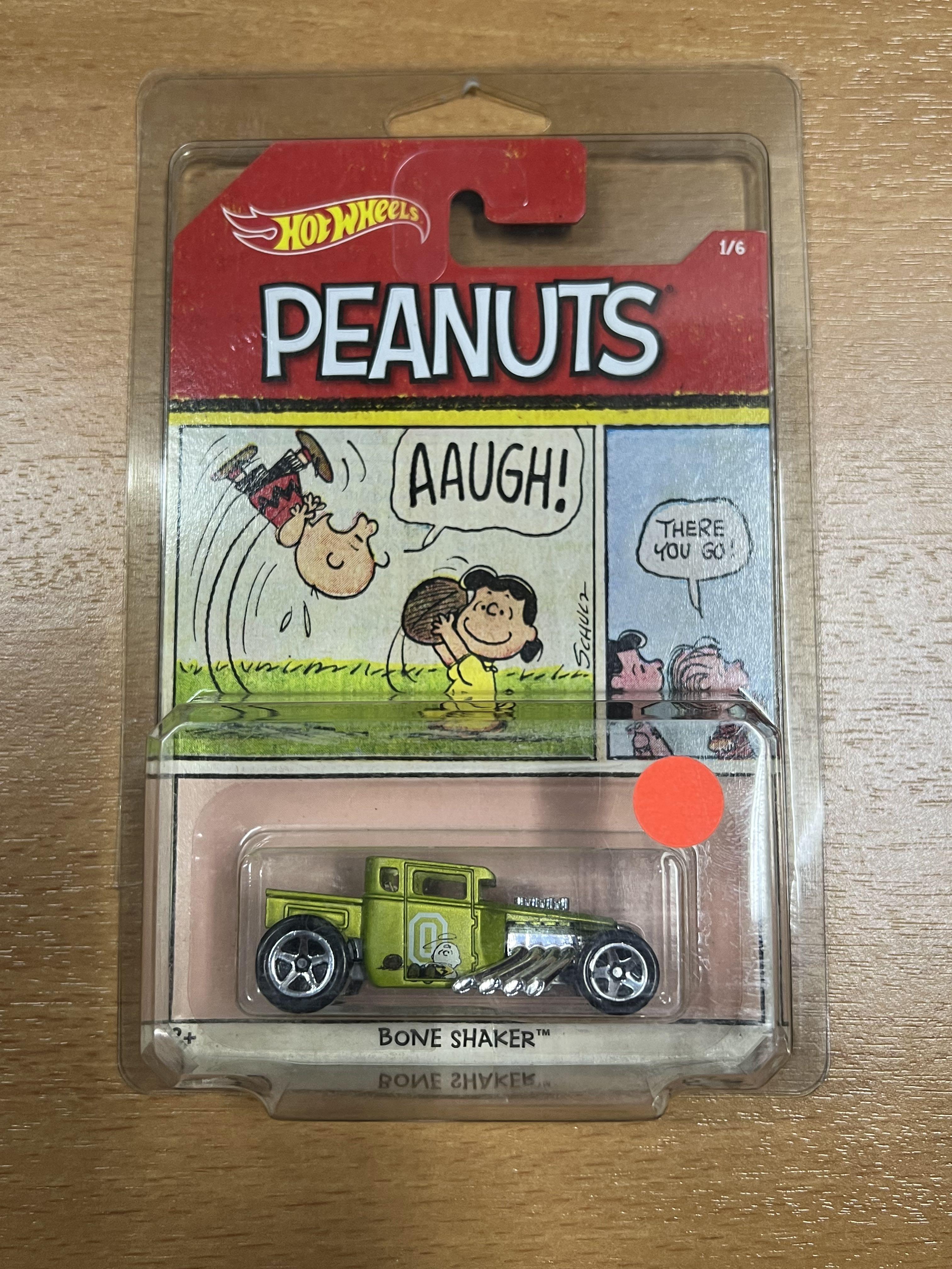 Hot Wheels Peanuts Edition Bone Shaker Hobbies Toys Toys