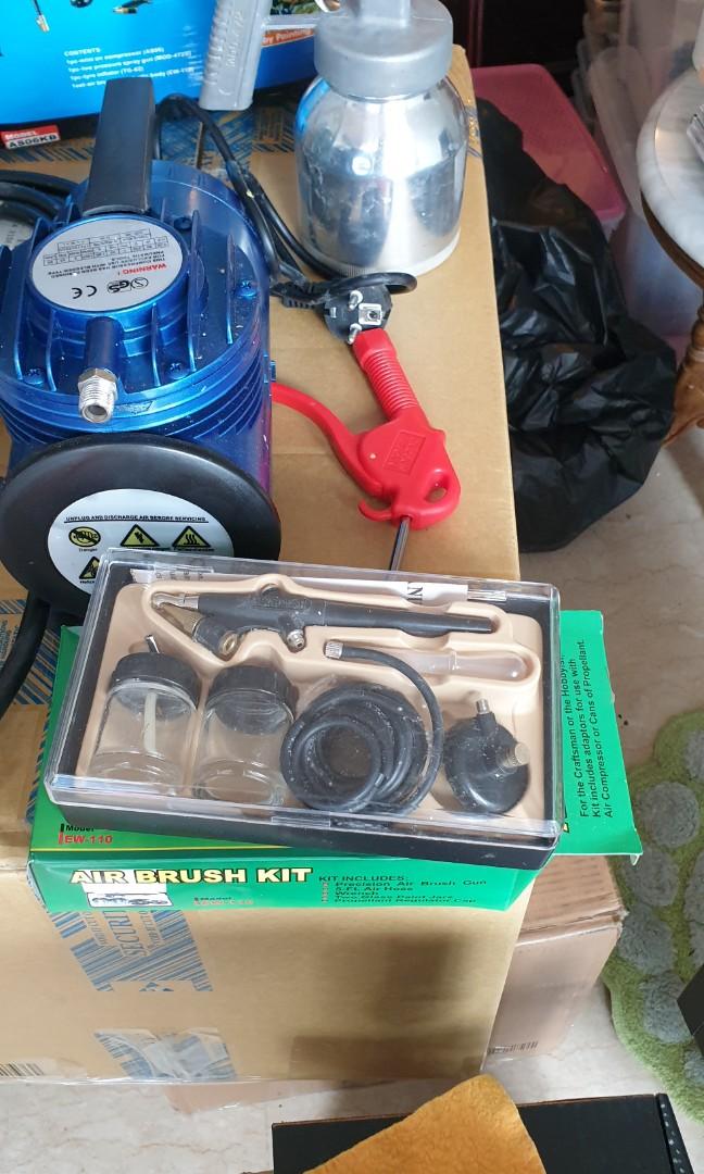 Hymair mini air compressor starter kit, Hobbies & Toys, Stationery