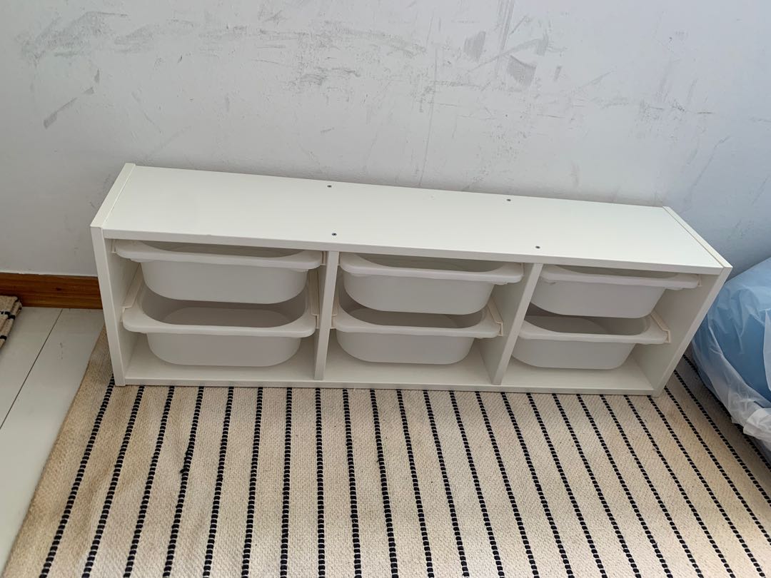 Ikea storage box and shelf, Furniture & Home Living, Home Decor, Other