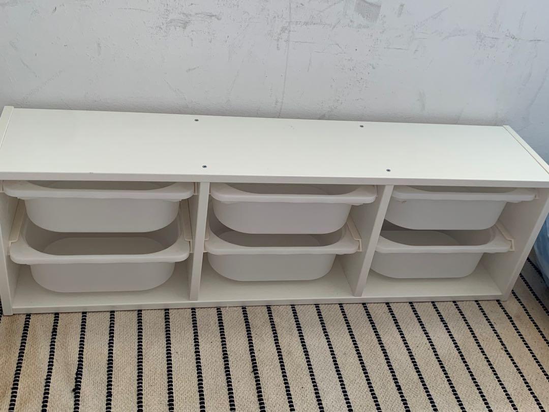 Ikea storage box and shelf, Furniture & Home Living, Home Decor, Other