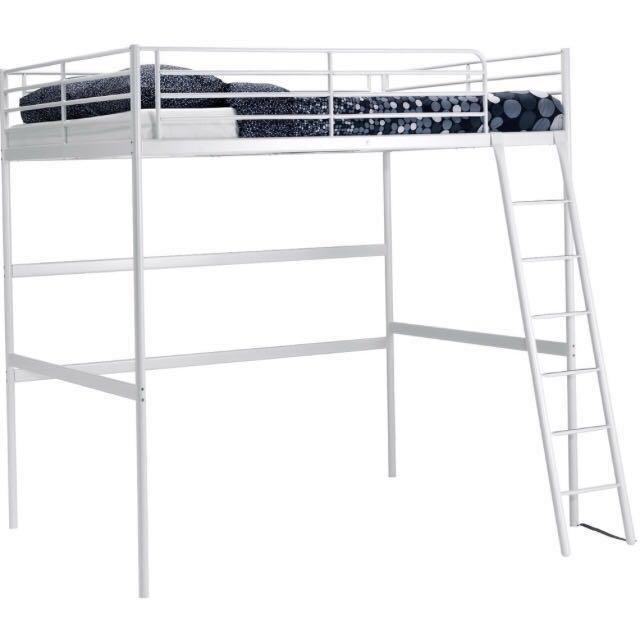 ikea white loft bed