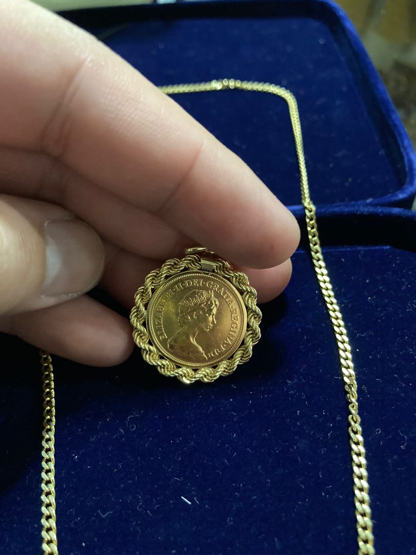 Japan Gold 18k Queen Elizabeth, Women's Fashion, Jewelry & Organizers