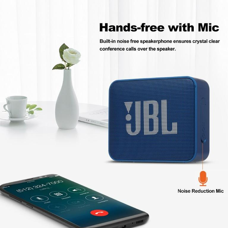 JBL GO 2 Waterproof Portable Bluetooth Speaker ( Deep Navy Blue
