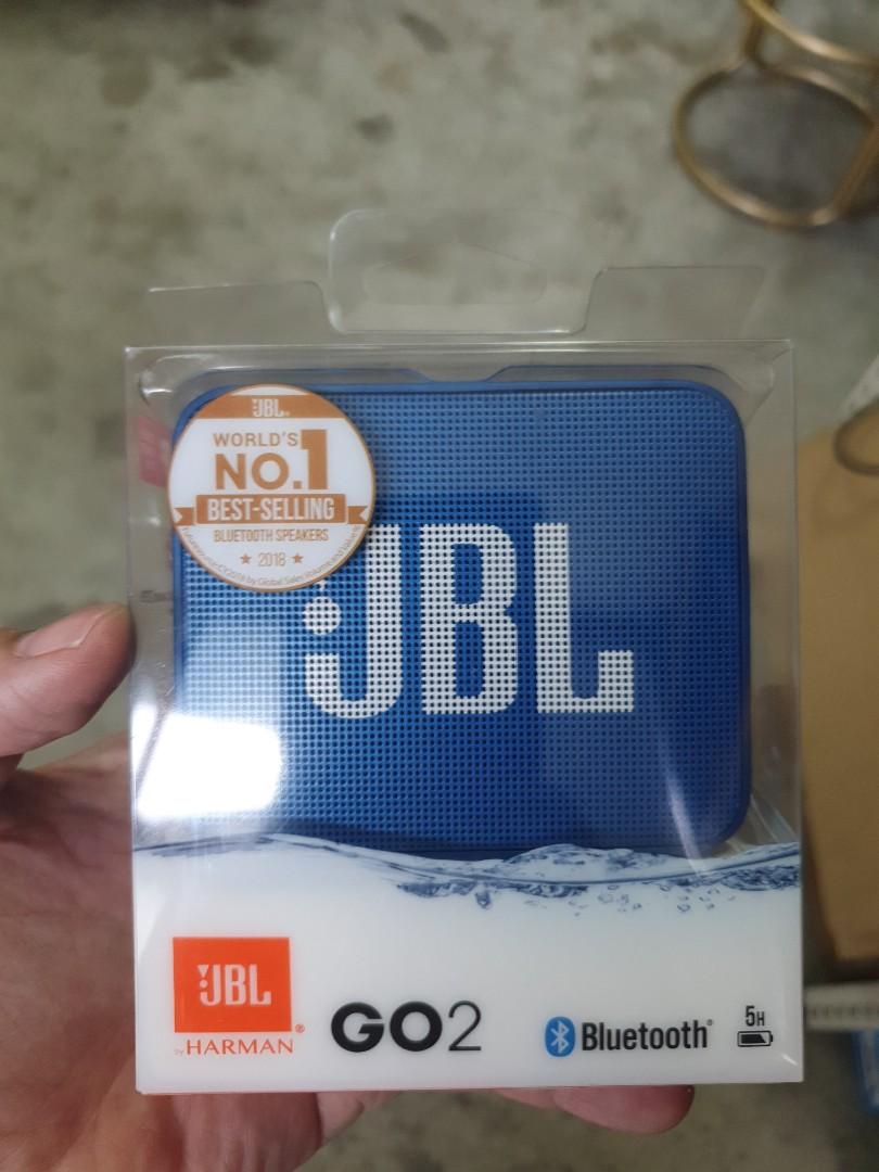 JBL GO 2 Waterproof Portable Bluetooth Speaker ( Deep Navy Blue ...