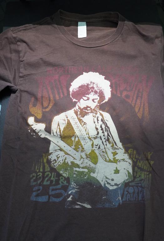 Jimi Hendrix Trademark T-Shirt Men's Graphic Rock legend Tees